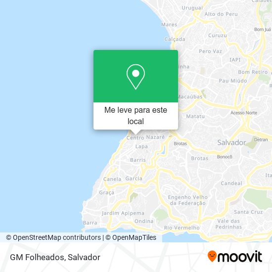 GM Folheados mapa