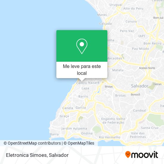 Eletronica Simoes mapa