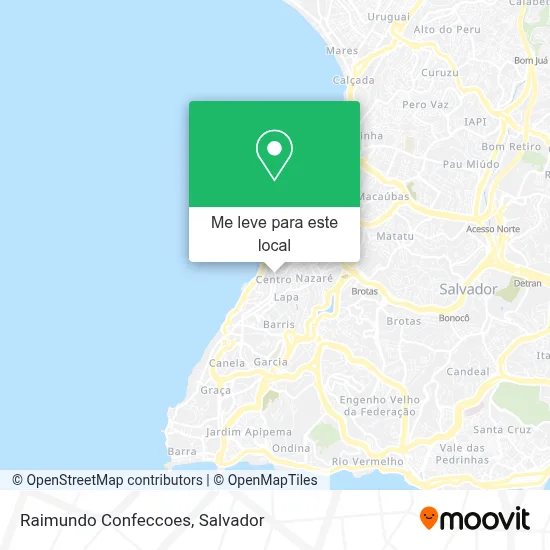 Raimundo Confeccoes mapa