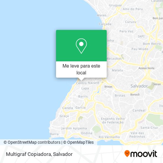 Multigraf Copiadora mapa