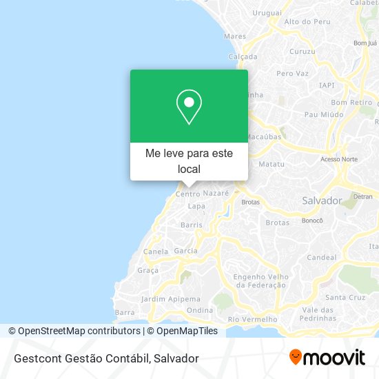Gestcont Gestão Contábil mapa