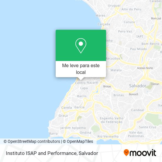 Instituto ISAP and Performance mapa