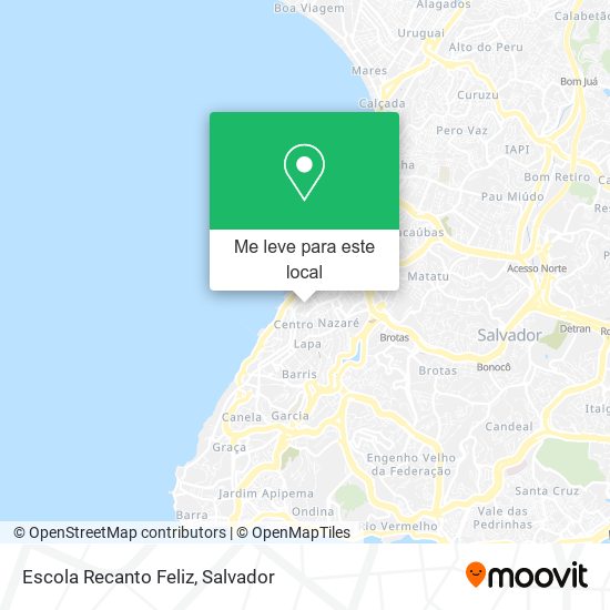 Escola Recanto Feliz mapa