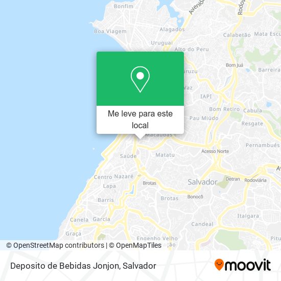 Deposito de Bebidas Jonjon mapa
