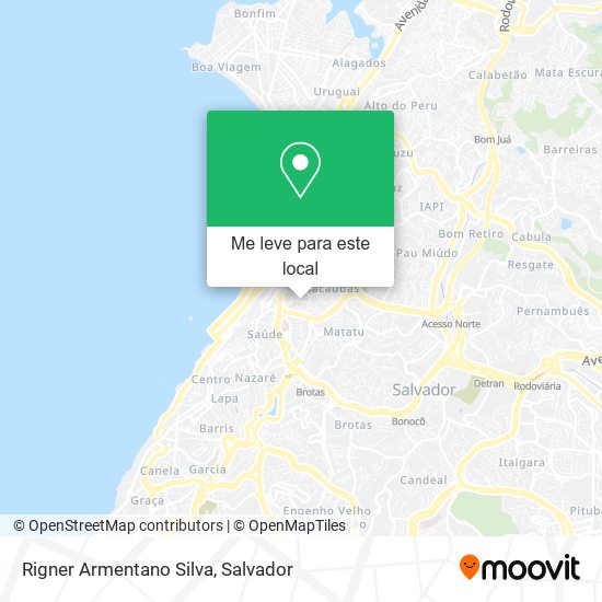 Rigner Armentano Silva mapa