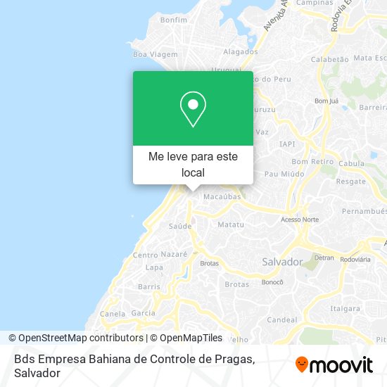 Bds Empresa Bahiana de Controle de Pragas mapa
