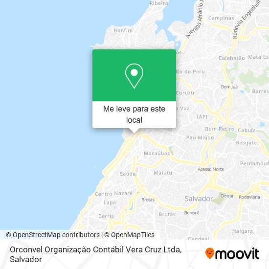Orconvel Organização Contábil Vera Cruz Ltda mapa