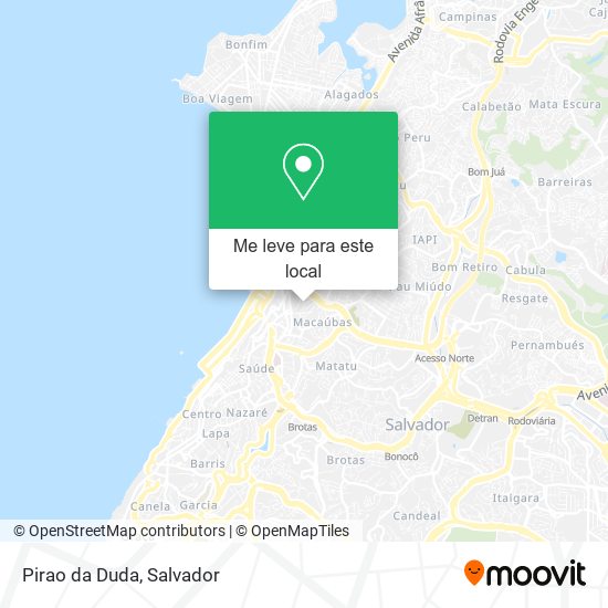 Pirao da Duda mapa