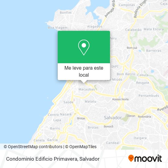 Condominio Edificio Primavera mapa