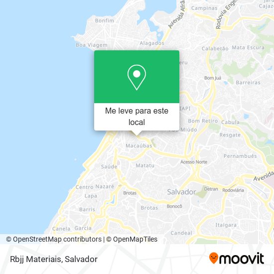 Rbjj Materiais mapa