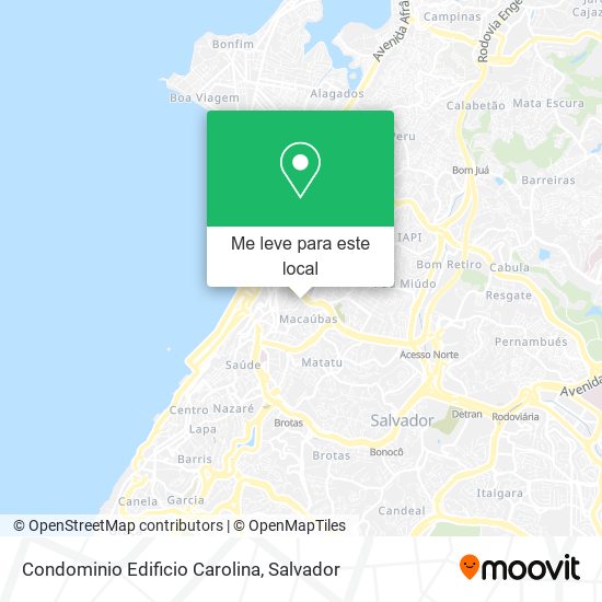 Condominio Edificio Carolina mapa