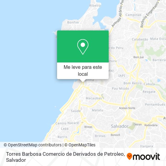 Torres Barbosa Comercio de Derivados de Petroleo mapa