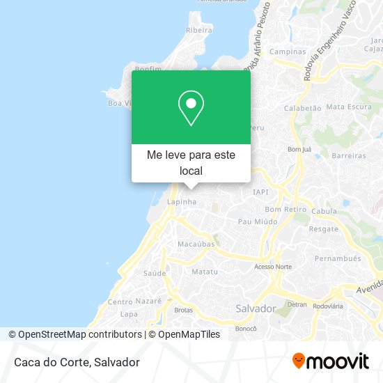 Caca do Corte mapa