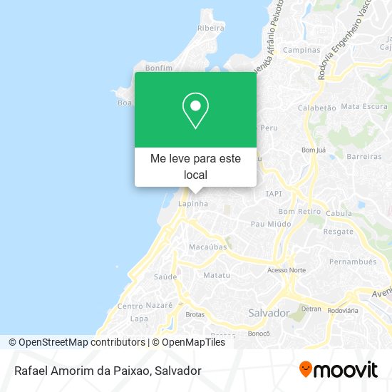 Rafael Amorim da Paixao mapa