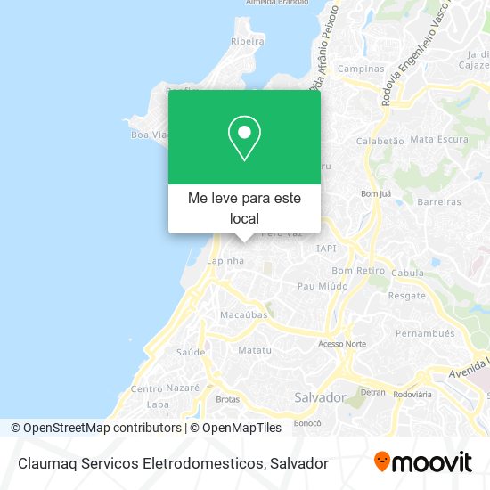 Claumaq Servicos Eletrodomesticos mapa