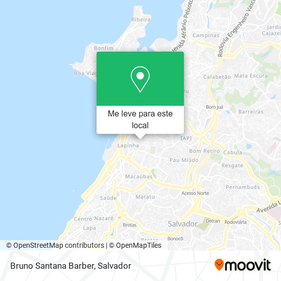 Bruno Santana Barber mapa