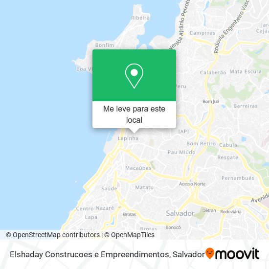 Elshaday Construcoes e Empreendimentos mapa