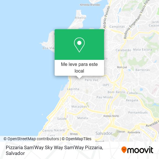 Pizzaria Sam'Way Sky Way Sam'Way Pizzaria mapa