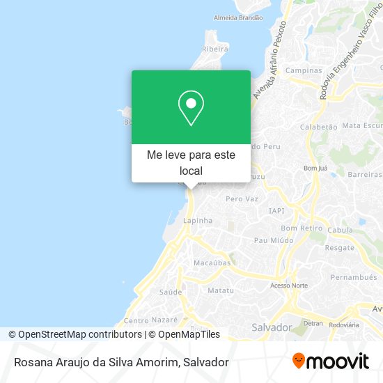 Rosana Araujo da Silva Amorim mapa
