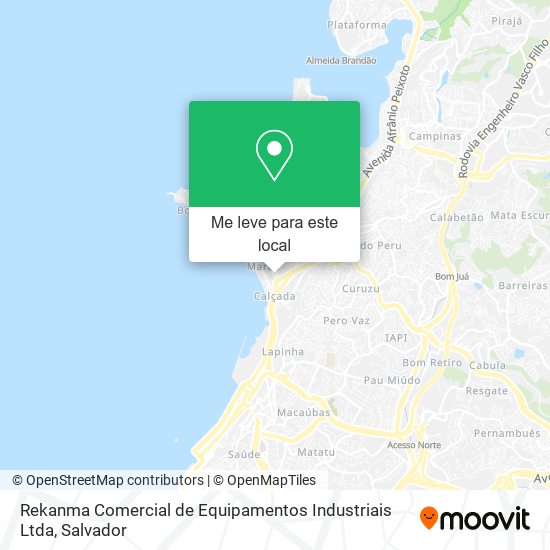 Rekanma Comercial de Equipamentos Industriais Ltda mapa