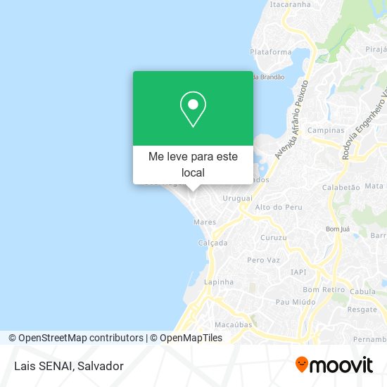 Lais SENAI mapa