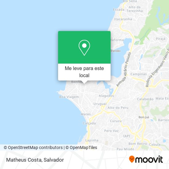 Matheus Costa mapa
