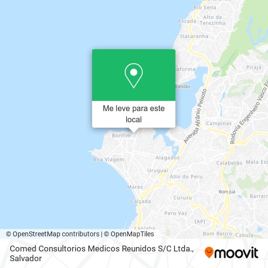 Comed Consultorios Medicos Reunidos S / C Ltda. mapa