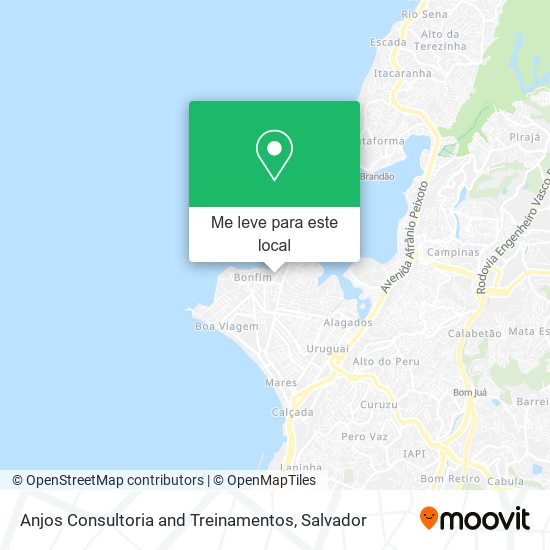 Anjos Consultoria and Treinamentos mapa