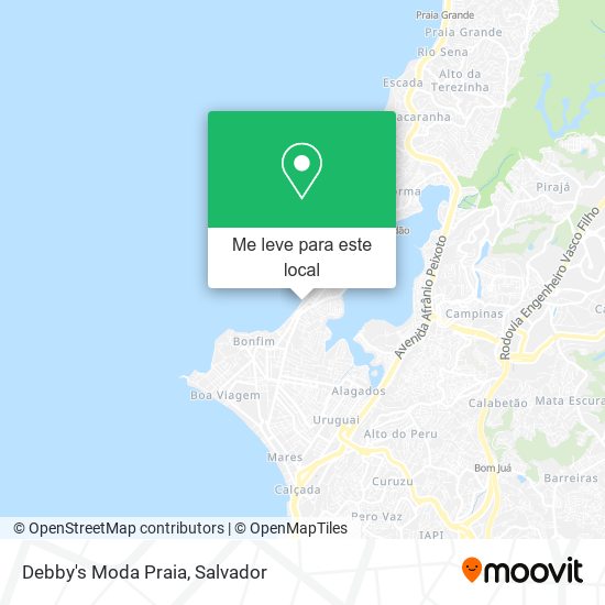 Debby's Moda Praia mapa