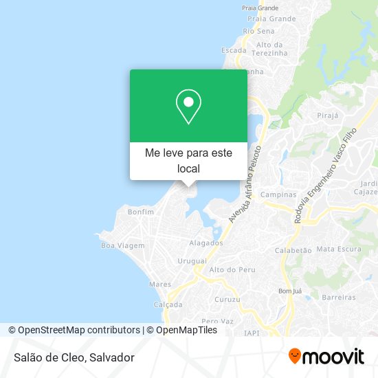 Salão de Cleo mapa