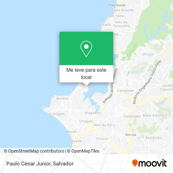 Paulo Cesar Junior mapa