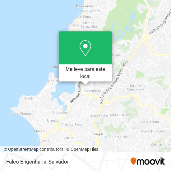 Falco Engenharia mapa