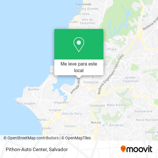 Pithon-Auto Center mapa