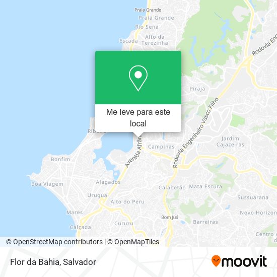 Flor da Bahia mapa