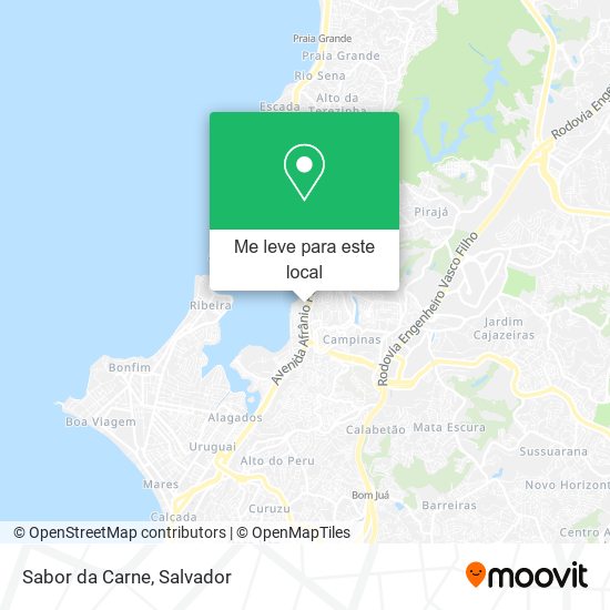 Sabor da Carne mapa