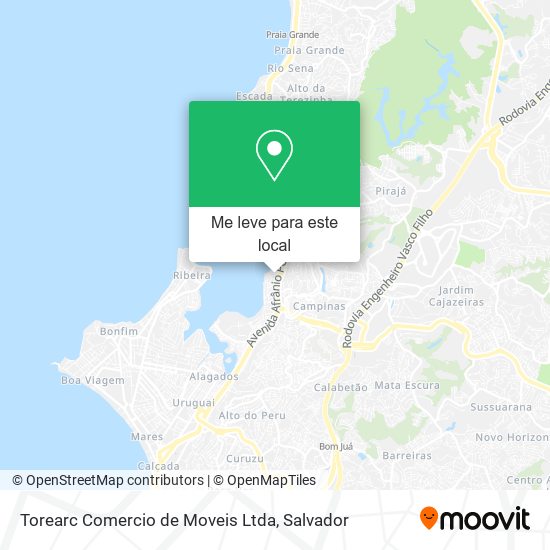 Torearc Comercio de Moveis Ltda mapa