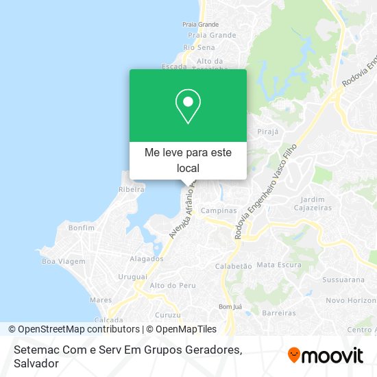 Setemac Com e Serv Em Grupos Geradores mapa