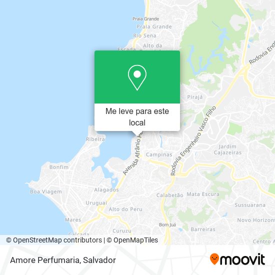 Amore Perfumaria mapa