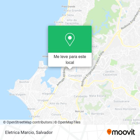 Eletrica Marcio mapa