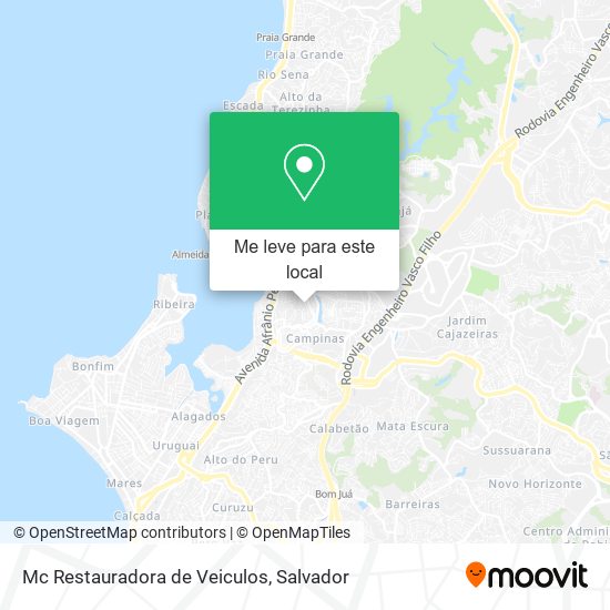 Mc Restauradora de Veiculos mapa