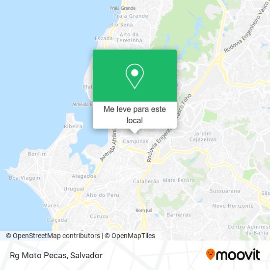 Rg Moto Pecas mapa