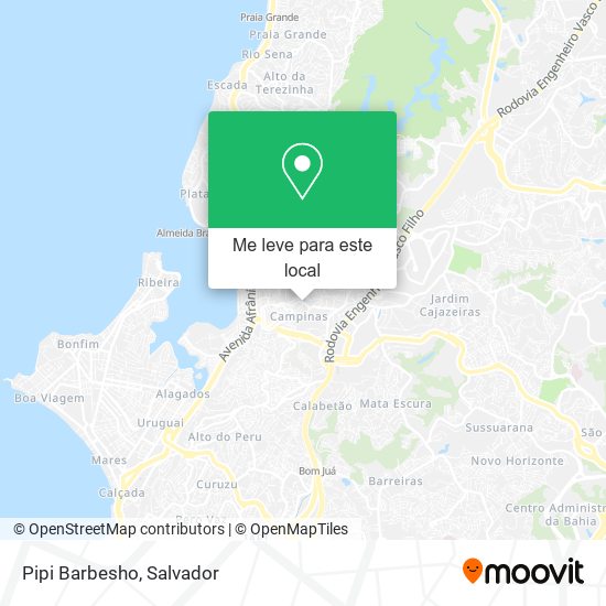 Pipi Barbesho mapa