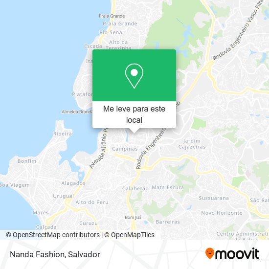Nanda Fashion mapa