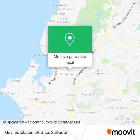 Gsv Instalacao Eletrica mapa