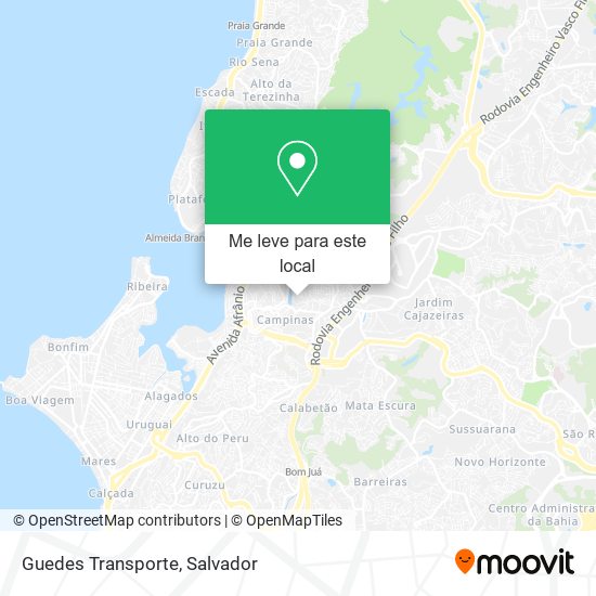 Guedes Transporte mapa