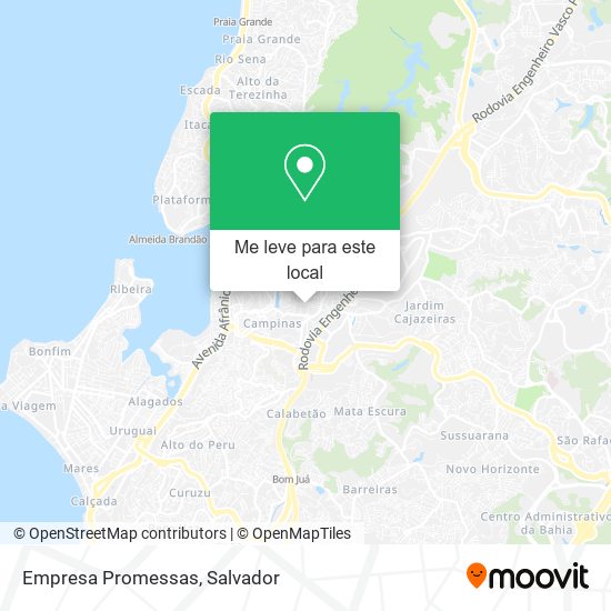 Empresa Promessas mapa
