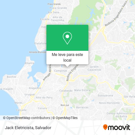 Jack Eletricista mapa
