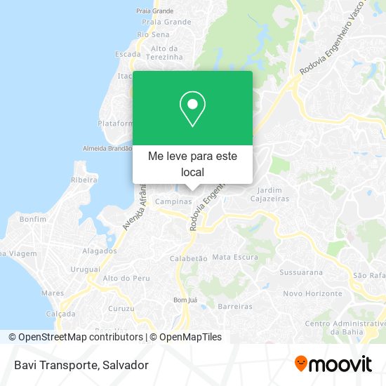 Bavi Transporte mapa