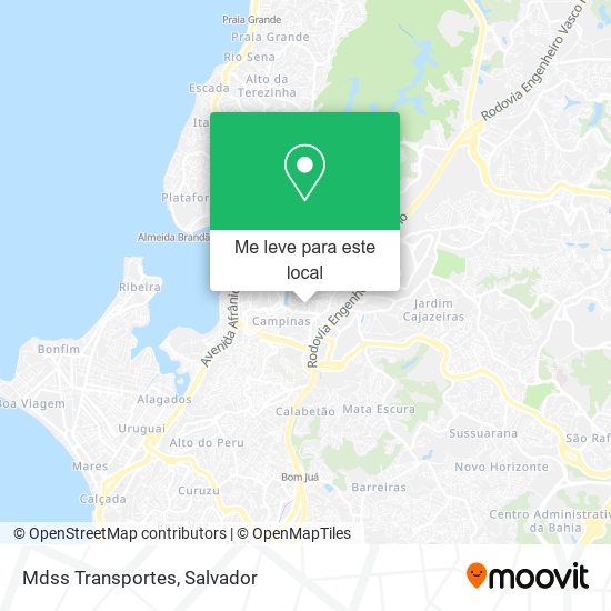 Mdss Transportes mapa