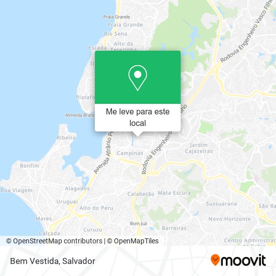 Bem Vestida mapa